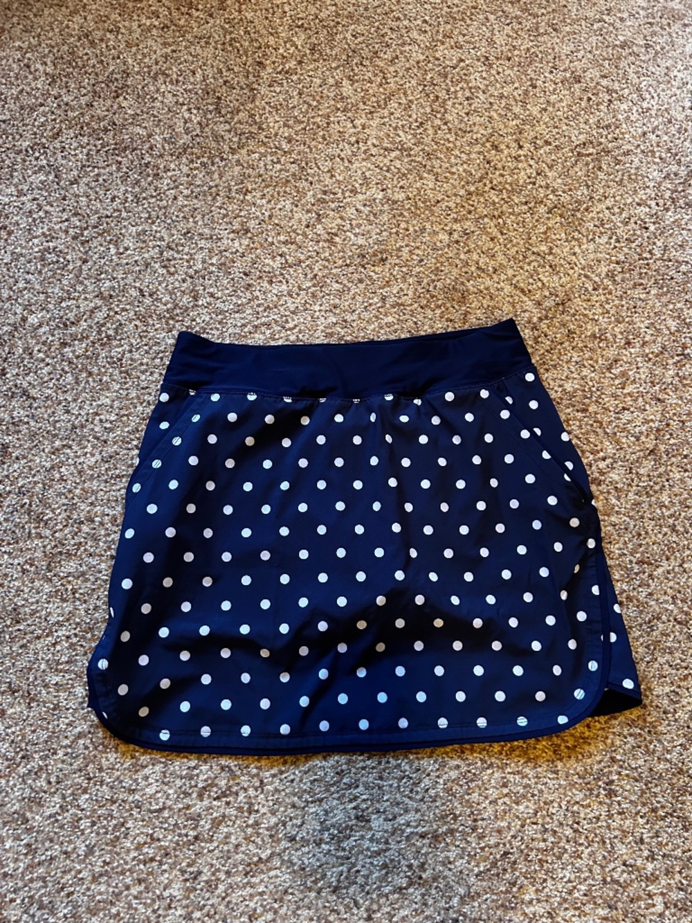 Lands End polka dot skort womens 10